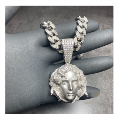 Dije Hip-Hop de Diamantes Completos Estilo Europeo y Americano - Image 9