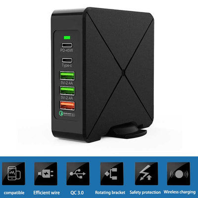 Cargador Universal 75W Multi-Puerto de Alta Velocidad - Image 7