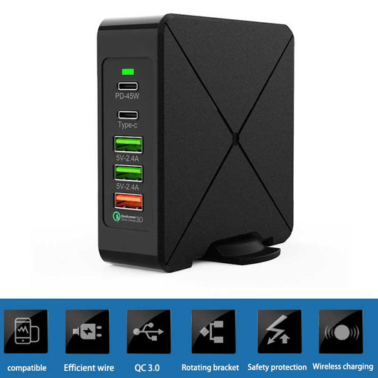 Cargador Universal 75W Multi-Puerto de Alta Velocidad - Image 7