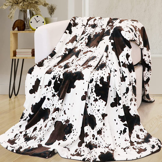 Manta Franela Digital con Estampado de Vacas - Image 3