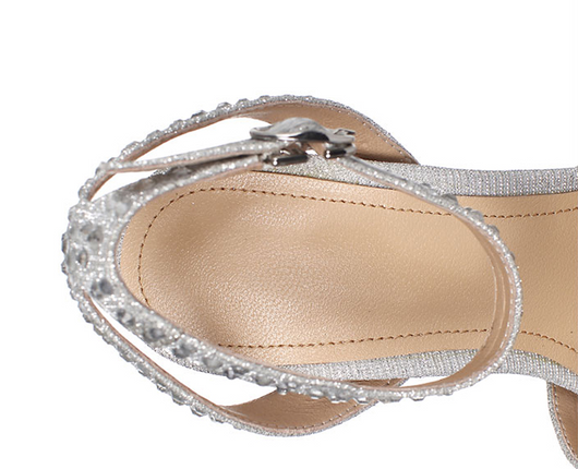 Sandalias de Tacón de Bloque con Strass para Mujer - Image 12