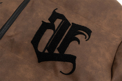 Chamarra Acolchada de Algodón con Letras Bordadas para Hombre - Image 7
