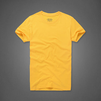 Playera de Algodón para Hombre Colores Sólidos Clásica - Image 11