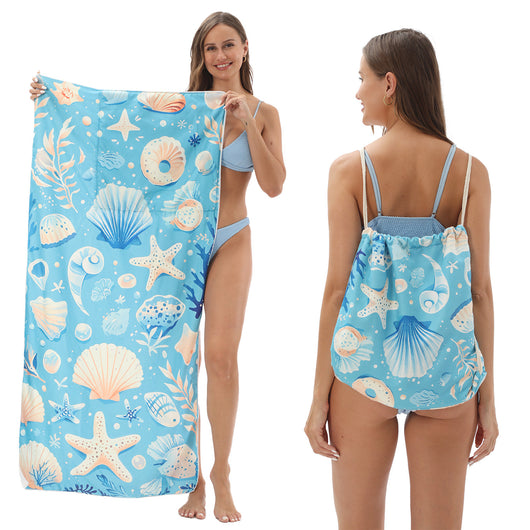 Toalla de Playa Transformable con Bolsa de Almacenamiento - Image 11