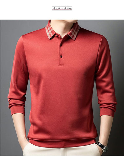 Chompa Polar Suelta para Hombre Otoño Invierno - Cuello Solapa Versátil - Image 14