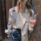 Conjunto de Dos Piezas: Camisa Base + Blazer Oversize Tendencia