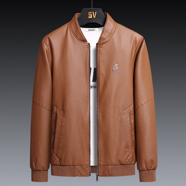 Chaqueta Slim Fit Cuello Mao Versátil