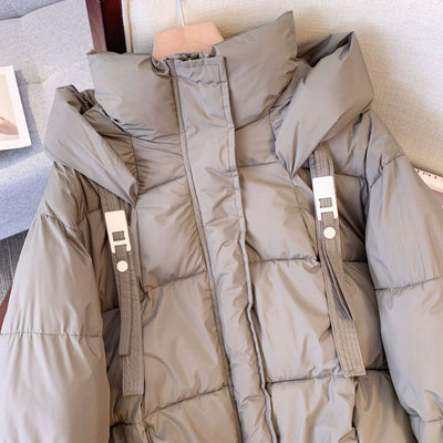 Chaqueta Acolchada Corta Estilo Coreano para Mujer - Image 8