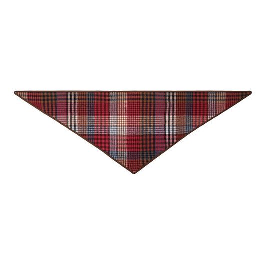 Chal Triangular de Lana Otoño-Invierno con Estampado Tartán y Pata de Gallo - Image 5