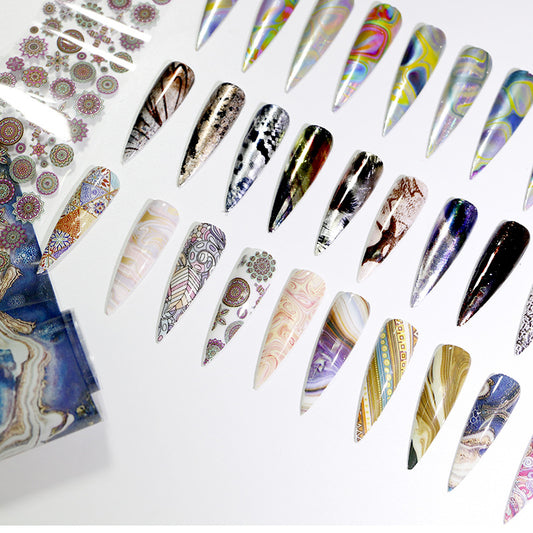 Stickers de Diseño Creativo para Uñas con Estrellas