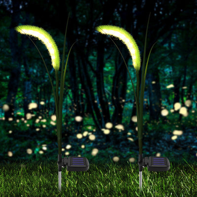 Lámpara Solar LED Decorativa con Pasto Artificial para Jardín - Image 14