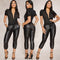 Pantalones Lápiz Casuales con Detalles de Perlas y Brillo Europeos