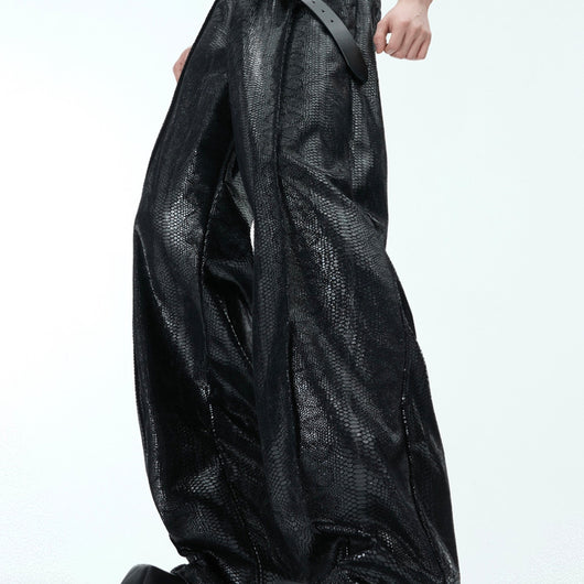 Pantalones Rectos Casuales de Textura Pesada - Corte Suelto y Cómodo - Image 15