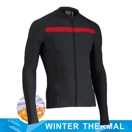 Jersey de Ciclismo Invernal en Lana Merino para Hombre - Image 8