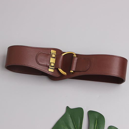 Cinturón Elástico Ancho para Mujer - Decorativo Versátil para Vestidos, Suéteres y Abrigos - Image 23