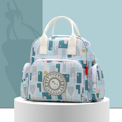 Bolsa Maternal Compacta Multifuncional con Estampado - Image 6