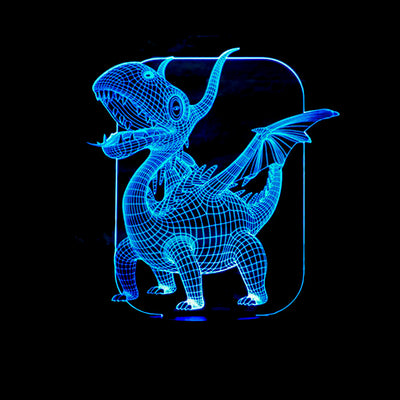 Luz Estéreo 3D Acrílica LED con Control Remoto Táctil - Image 3