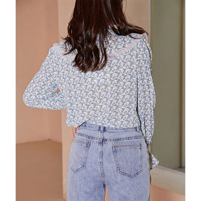 Blusa Estampada Cuadros Vichy con Cuello Muñeca - Image 8