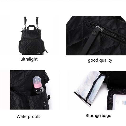 Mochila Multifuncional para Mamá con Espacio para Bebé - Image 20