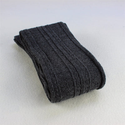 Calcetines de Algodón para Mujer con Tejido Grueso y Trenzado - Image 6