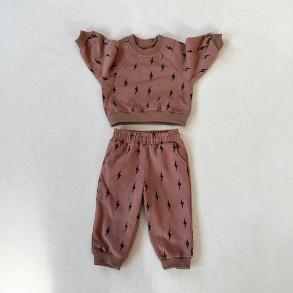Conjunto de Sudadera Infantil Estilo Nórdico con Estampado