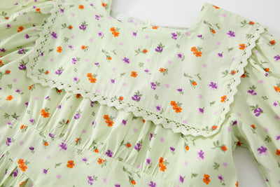 Vestido Infantil Estilo Occidental con Flores - Image 25