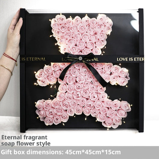 Ramo de Flores Eternas para San Valentín y Cumpleaños en Caja de Regalo - Image 6