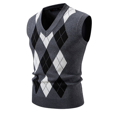 Suéter Pullover Cuadros Casual para Hombre - Image 6