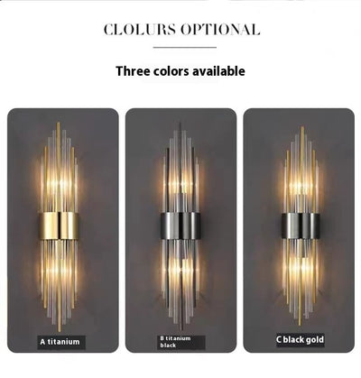 Lámpara de Cristal para Pared de TV - Iluminación Elegante para Sala de Estar - Image 15