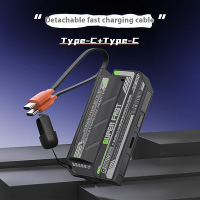 Batería Portátil Recargable con Cable Integrado - Image 2