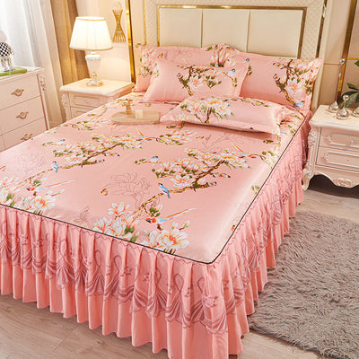 Juego de Cama de 3 Piezas con Sábana Bajera de Fibra Viscosa Premium - Image 19
