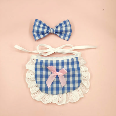 Babero Pañoleta Encaje Gato Estilo Princesa con Decoración - Image 17
