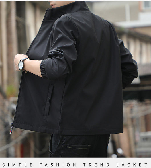 Chaqueta Cuello de Pie Clásica para Hombre - Image 11
