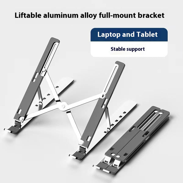 Soporte Aluminio N3 para Laptop Plegable con Refrigeración y Base para Tablet