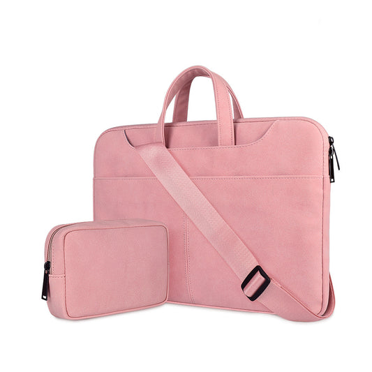 Bolsa Portátil para Laptop con Correa de Hombro - Diseño Frosted PU