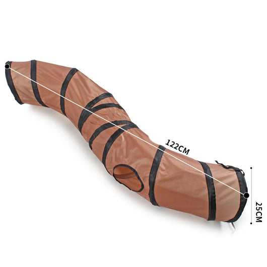Túnel Flexible en S para Gatos - Juguete Plegable Interactivo - Image 14