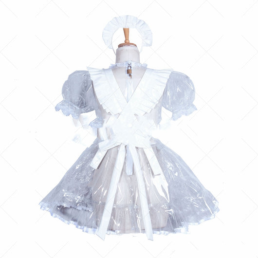 Disfraz de Sirvienta PVC Transparente Sensual - Image 10
