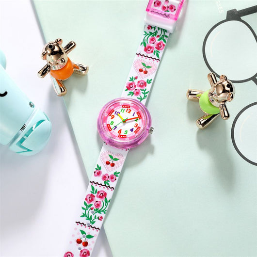 Reloj Infantil de Silicona Transparente con Diseños Adorables - Image 4