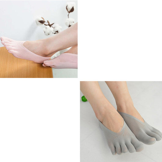 Calcetines Ultradelgados de Dedos Separados para Mujer - Diseño Minimalista Cuatro Estaciones - Image 20