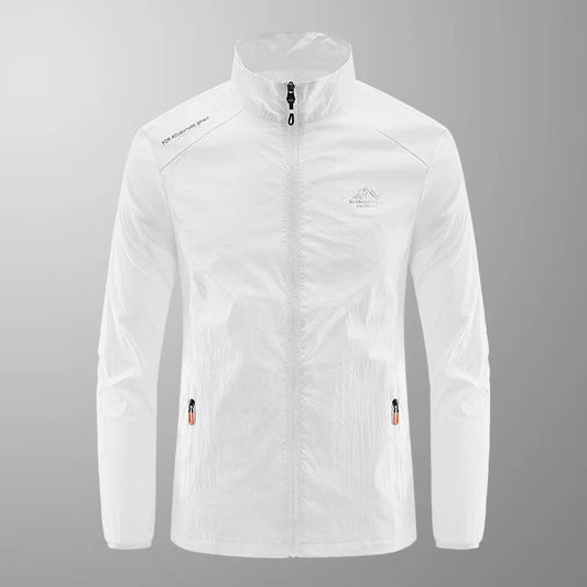 Ropa de Protección Solar Transpirable en Seda de Hielo para Hombre