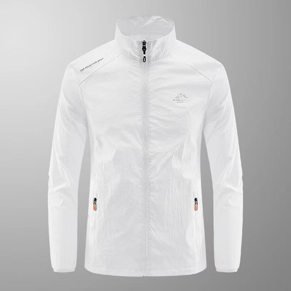 Ropa de Protección Solar Transpirable en Seda de Hielo para Hombre