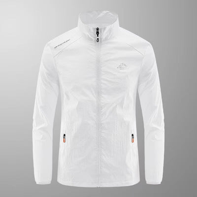 Ropa de Protección Solar Transpirable en Seda de Hielo para Hombre