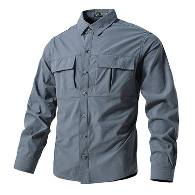 Camisa Táctica de Secado Rápido Consul para Hombre - Múltiples Bolsillos Entrenamiento - Image 7