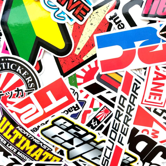 Adhesivo Decorativo Impermeable para Maletas con Diseño Graffiti - Image 9