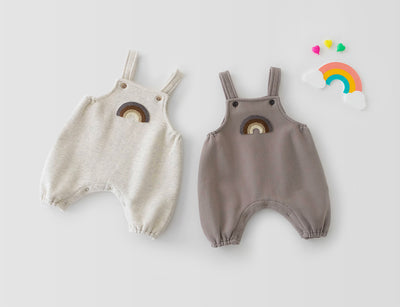 Mono Infantil Coreano Primavera con Tirantes - Diseño Adorable Unisex - Image 9