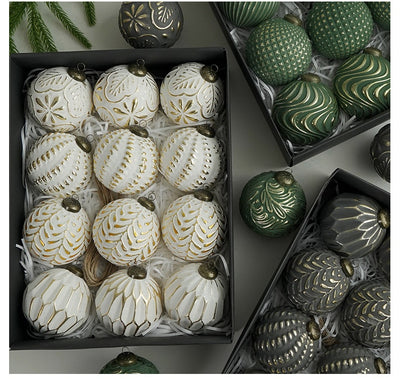 Bolas Navideñas Antiguas 8cm - Ornamentos Decorativos Clásicos - Image 13