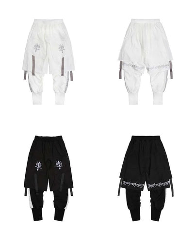 Pantalones Sueltos Efecto Dos Piezas - Diseño Moderno Noveno - Image 6