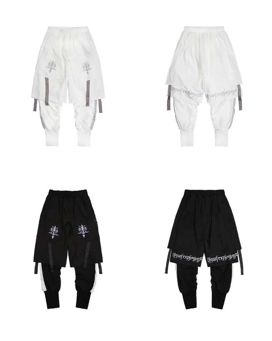 Pantalones Sueltos Efecto Dos Piezas - Diseño Moderno Noveno - Image 6