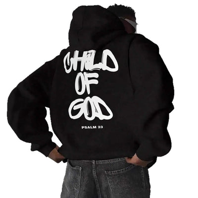 Sudadera Hombre con Estampado de Letras y Forro Polar Cálido - Image 4