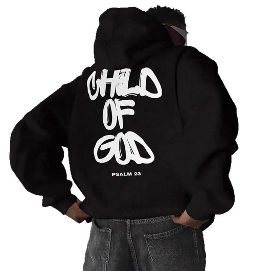 Sudadera Hombre con Estampado de Letras y Forro Polar Cálido - Image 4